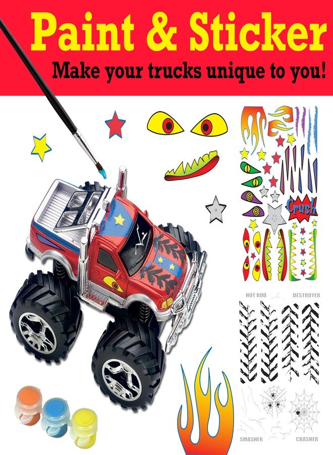 Creativity for Kids Monster Truck Custom Shop - Customize 4 Monster Trucks, Gifts for Boys (Ages 5+) - Image 5